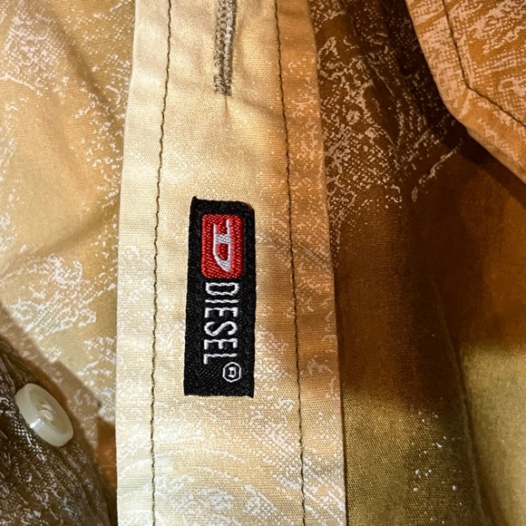 Men’s diesel western style button down Medium - Picture 5 of 5